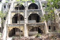 Abandoned Beatles Ashram outside Rishikesh India