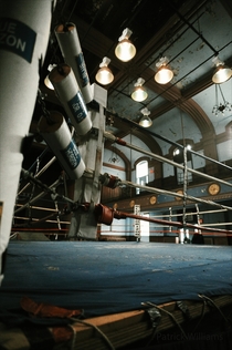 Abandoned boxing ring 