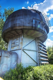 Abandoned Building on The Territory of an Astronomical Observatory omplex at Pulkovo Leningrad region Russia