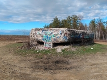 Abandoned bunker in New-Brunswick Canada
