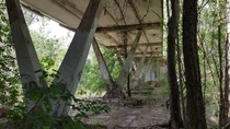 Abandoned Cafe Chernobyl Exclusion Zone Ukraine  