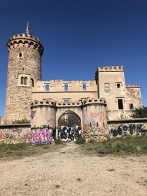 Abandoned castle outside of Barcelona Dating back to the th Century