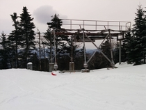 Abandoned Chairlift in Vermont USA 