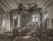 Abandoned Chateau Interior Belgium