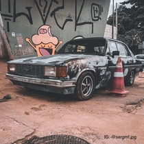 Abandoned Chevrolet Opala from the s Found in Belo Horizonte Brazil
