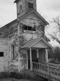 Abandoned church in Picher Oklahoma 