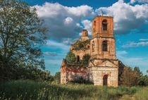 Abandoned Church of St Nicholas Smolensk Oblast Built in  abandoned since 