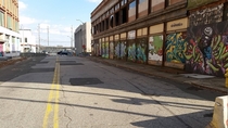 Abandoned city block Bridgeport CT  Self