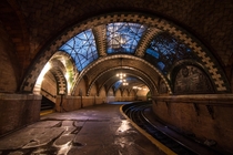 Abandoned City Hall Station NY Completed in  abandoned in  due to its tightly curved track being unable to accommodate longer trains x