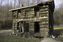 Abandoned civil war era house still standing in Frazier Pennsylvania 
