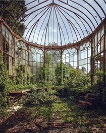 Abandoned Conservatory - Photograph by Mathias Mahling