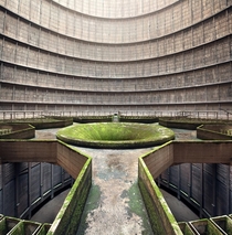 Abandoned cooling tower 