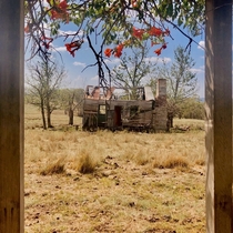 Abandoned cottage out in the sticks in Australia 