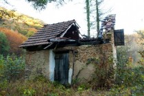 Abandoned cottage Zumberak Croatia 
