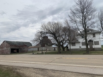 Abandoned farm complex near the Fox River Illinois