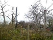 Abandoned Ferris Wheel in the Middle of a Neighborhood Detroit MI 