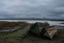 Abandoned Fishing Boats in Scotland 
