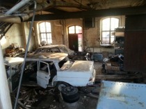 Abandoned garage in Sweden 
