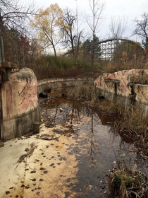 Abandoned Geauga Lake amusement park in Aurora Ohio Photos taken Halloween  Link to album in the comments 