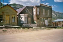 Abandoned ghost town St Elmo Colorado