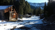 Abandoned Gold Mining Camp Gravelly Range Montana