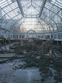 Abandoned greenhouse in Montreal Quebec
