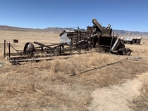 Abandoned Harvester - Carrizo Plain