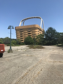 Abandoned headquarters of the Longaberger basket company in Newark Ohio