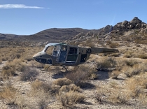 Abandoned Helicopter - Mojave Desert