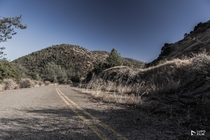 Abandoned highway Jamestown California  x