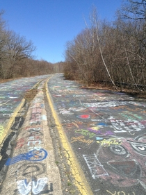 Abandoned highway located near Centralia PA