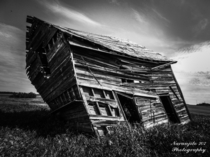 Abandoned home in a rural Alberta Canada