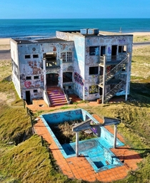 Abandoned hotel in Jos Ignacio Uruguay