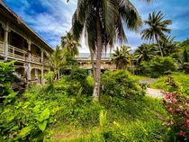 Abandoned Hotel in Tahiti French Polynesia South Pacific