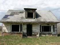 Abandoned house on Canadian prairies  More in comments