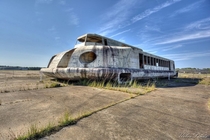 Abandoned Hovercraft Rotting Away on a Disused Florida Airfield 