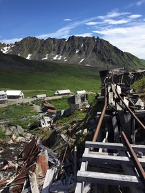 Abandoned Independence Mine near Hatchers Pass in Alaska