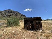 Abandoned Jail at the base of the Salt River Canyons in Arizona Tried researching this but came up empty handed