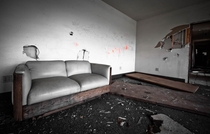 Abandoned Living Room Northern California 