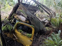 Abandoned logging truck British Columbia Canada