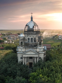 Abandoned mausoleum in Romania