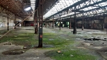 Abandoned metalworkfactory- thing sorry for potato quality