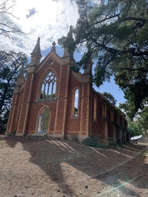 Abandoned Methodist church in Tarnagulla Victoria Australia Destroyed by fire in 