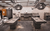 Abandoned Morgue Tables