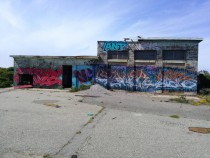 Abandoned Nike Missile Defense Facility Built during the Cold War to protect San Francisco from Soviet bombers Abandoned in   Album in comments