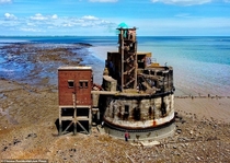 Abandoned Offshore Gun Tower Kent England