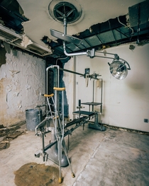 Abandoned orthopedic surgical room at infamous capital hospital