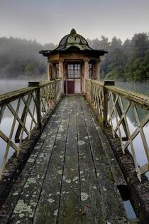 Abandoned Pavilion on a lake Photo by Matt Emmett 