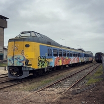 Abandoned Prototype Intercity Train in the Netherlands