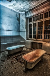 Abandoned psychiatric hospital in Cogoleto Liguria Italy 